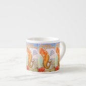 sirène dorée tasse espresso (Devant droit)