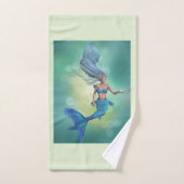 Sirène en bleu (Serviette à main)
