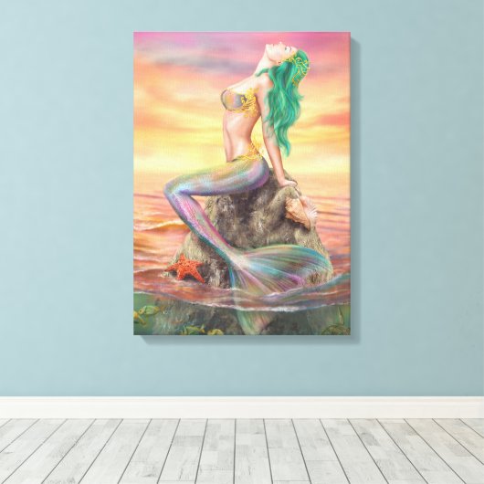 Sirène en toile (Insitu (Plancher de Bois))