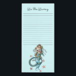 Sirène et bébé Bloc-notes magnétique Imaginaire Ar<br><div class="desc">Un bloc-notes magnétique avec mon illustration "Love Eternal". ©Molly Harrison Art www.mollyharrisonart.com</div>