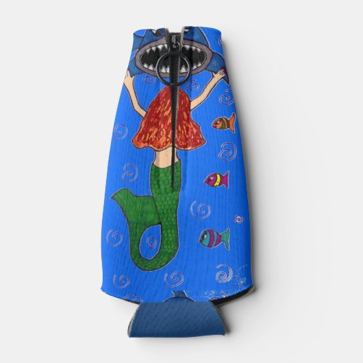 Sirène et Glacière de bouteille de requin (Dos)