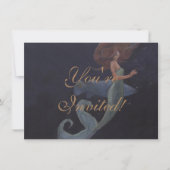 Sirène et invitation au poisson bleu (Devant)