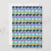 Sirène et Pirate invitation d'anniversaire Purple (Dos)