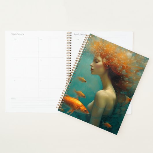 Sirène et poisson d'or (Devant avec enveloppe)