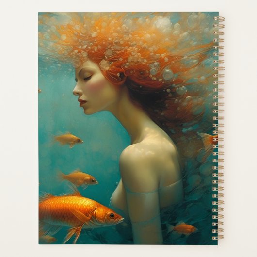 Sirène et poisson d'or (Dos)