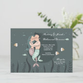 Sirène et son invitation d'homme (Debout devant)