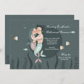 Sirène et son invitation d'homme (Devant / Derrière)