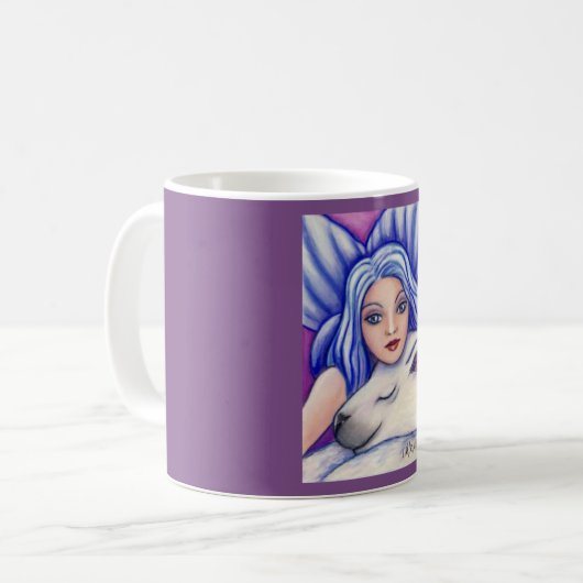 Sirène et tasse d'ours blanc (Devant gauche)