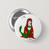 Sirene-exemplaar Ronde Button 5,7 Cm (Voorkant /achterkant)