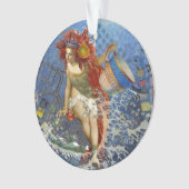 Sirène gothique bleu Aquarius Art (devant)