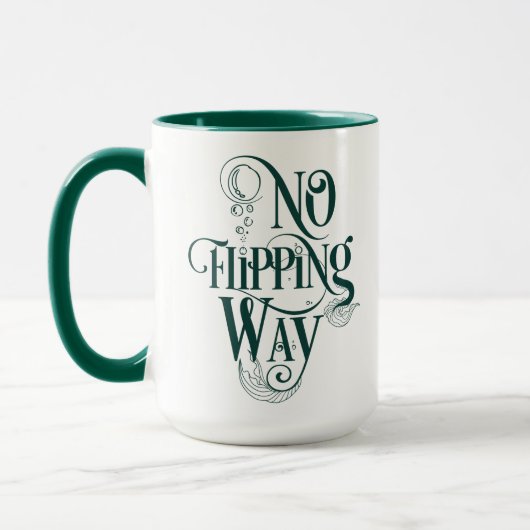 Sirène inspirée Mug Vert (Gauche)