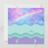 Sirène + Invitation Du Parti Unicorn (Dos)