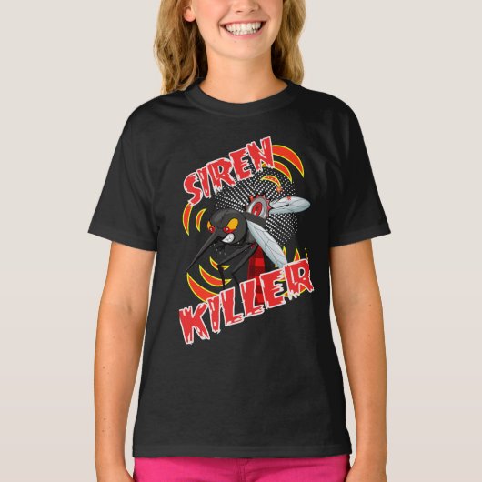 Sirene killer t-shirt (Voorkant)