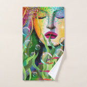 Sirène magique (Serviette à main)