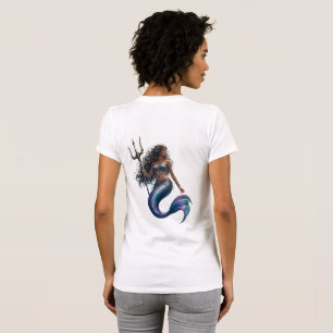 Sirene met speer t-shirt