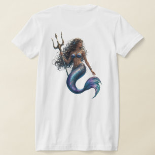 Sirene met speer t-shirt
