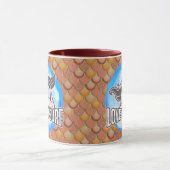 Sirène mignonne PINK Mug (Centre)