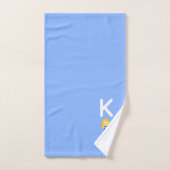 Sirène Monogramme Bleue Mermaid (Serviette à main)