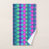 Sirène multicolore colorée (Serviette à main)