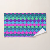 Sirène multicolore colorée (Serviette à main)