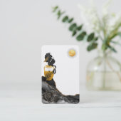 *~* Sirène Mystique Agate Sun Luna Carte de visite (Debout devant)