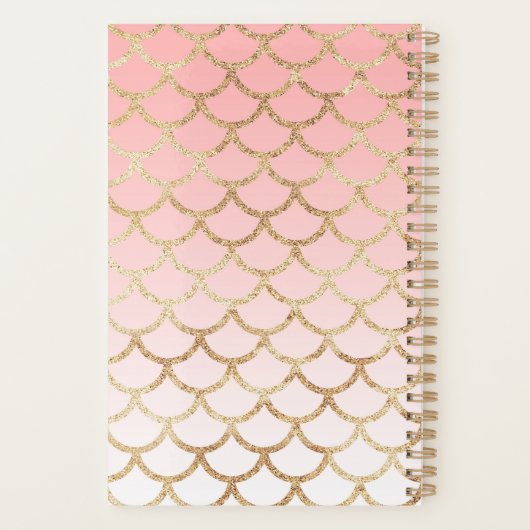 Sirène Or Pink Ombre Et Monogramme De Script (Dos)