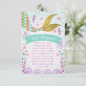 Sirène Ou Sous La Carte De Boîtier D'Anniversaire  (Debout devant)