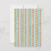 Sirène Ou Sous La Carte De Boîtier D'Anniversaire  (Dos)