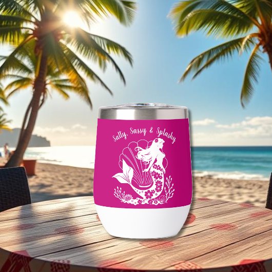 Sirène-Salé Hawaïen Sassy & Splashy-Pink