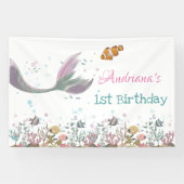 Sirène sous la bannière de la mer (Horizontal)