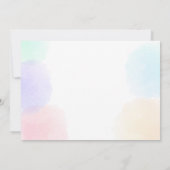 Sirène sous le carte de remerciements (Dos)