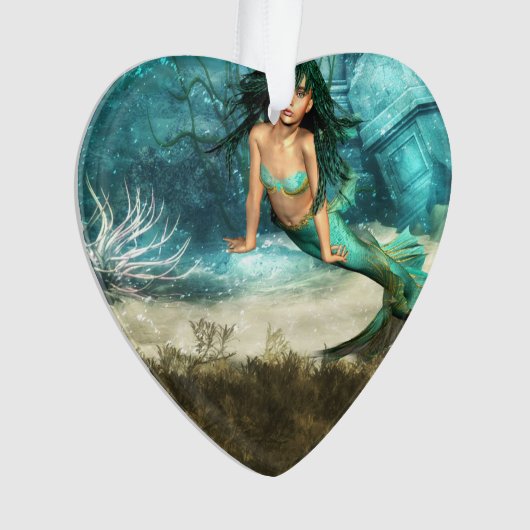 Sirène sur le fond océanique (devant)