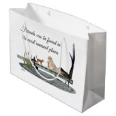 Sirène Sur Plage Dock Sac Cadeau (Dos Angle)