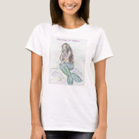 Sirène sur Rock Fairytales Imaginaire Art T-Shirts