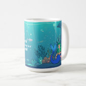 Sirène - Tasse de 15 oz. (Devant droit)