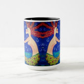 Sirène tenant de la lune Mug (Centre)