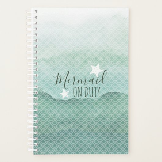 Sirène Verte En Service Planificateur Mensuel Hebd (Devant)