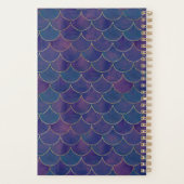 Sirène violette foncée Planificateur annuel (Dos)