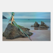Sirène Vue sur l'Ocean Sticker (Devant)