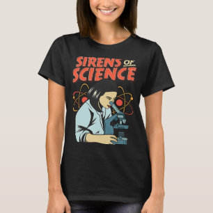 Sirenen van de wetenschap Feminist Scientist Girl  T-shirt