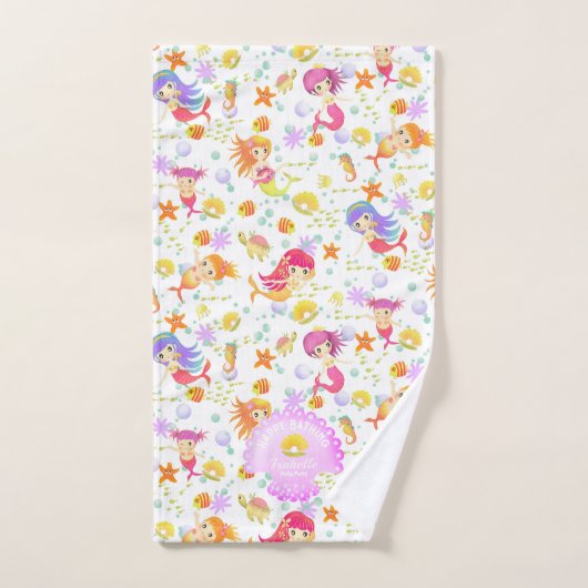 Sirènes blanches (Serviette à main)