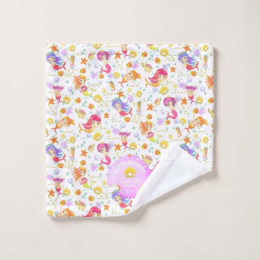 Sirènes blanches (Gant de toilette)