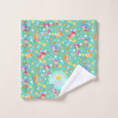 Sirènes  Bleu-vert (Gant de toilette)