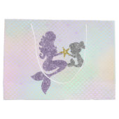 Sirènes de parties scintillantes de sac de cadeau (Dos)