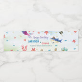 Sirènes Et Pirates Étiquette De Bouteille D'Eau D' (Étiquettes simples)