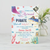 Sirènes Ou Pirates Sexe Révéler Invitation (Debout devant)