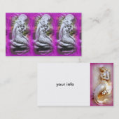 sirènes reposant le carte de visite (Devant / Derrière)