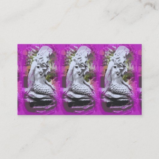 sirènes reposant le carte de visite (Devant)