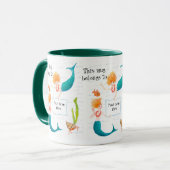 Sirènes Ringer Mug à personnaliser (Devant gauche)