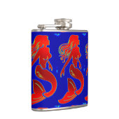 sirènes rouges sur flacon bleu (Droite)
